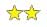 2 stars: fight not so good/exciting Fight rated with 2 stars: match not so good/exciting
