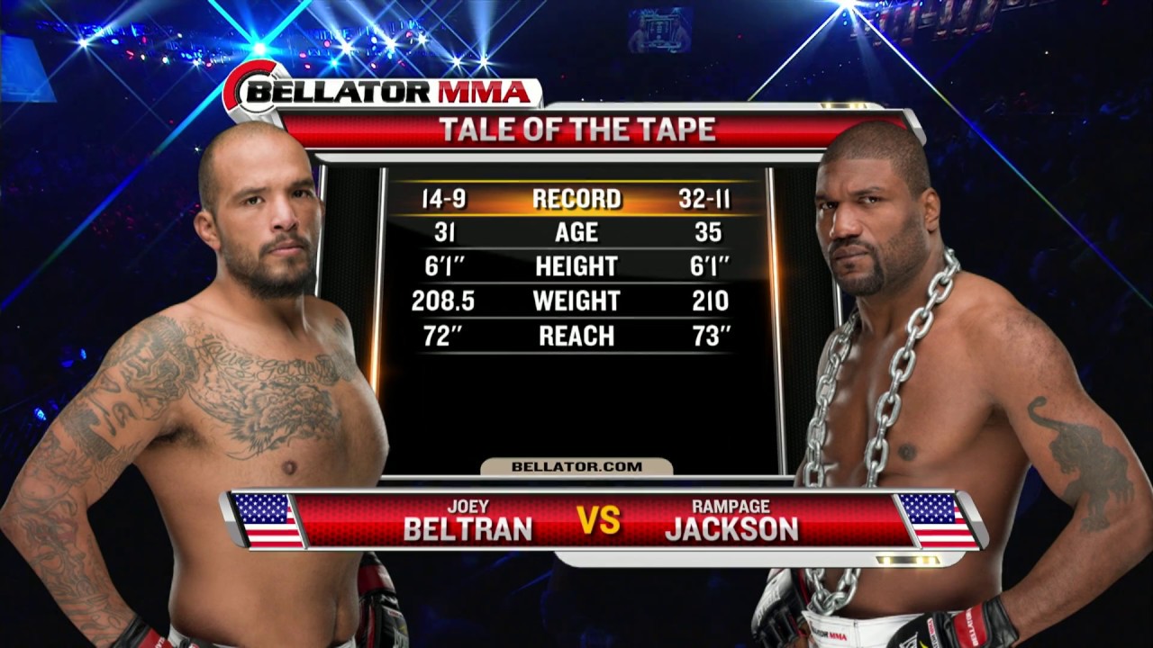 Quinton Jackson vs Joey Beltran full fight Video Bellator 108
