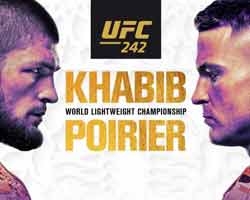 khabib-poirier-fight-ufc-242-poster