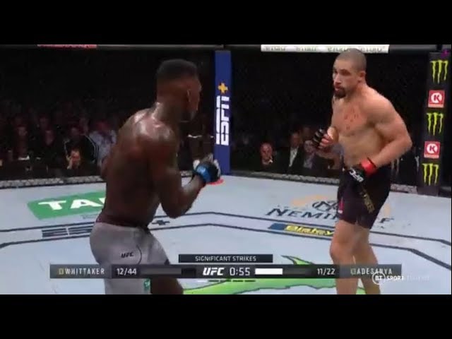 Ufc Israel Adesanya Vs Robert Whittaker Full Fight