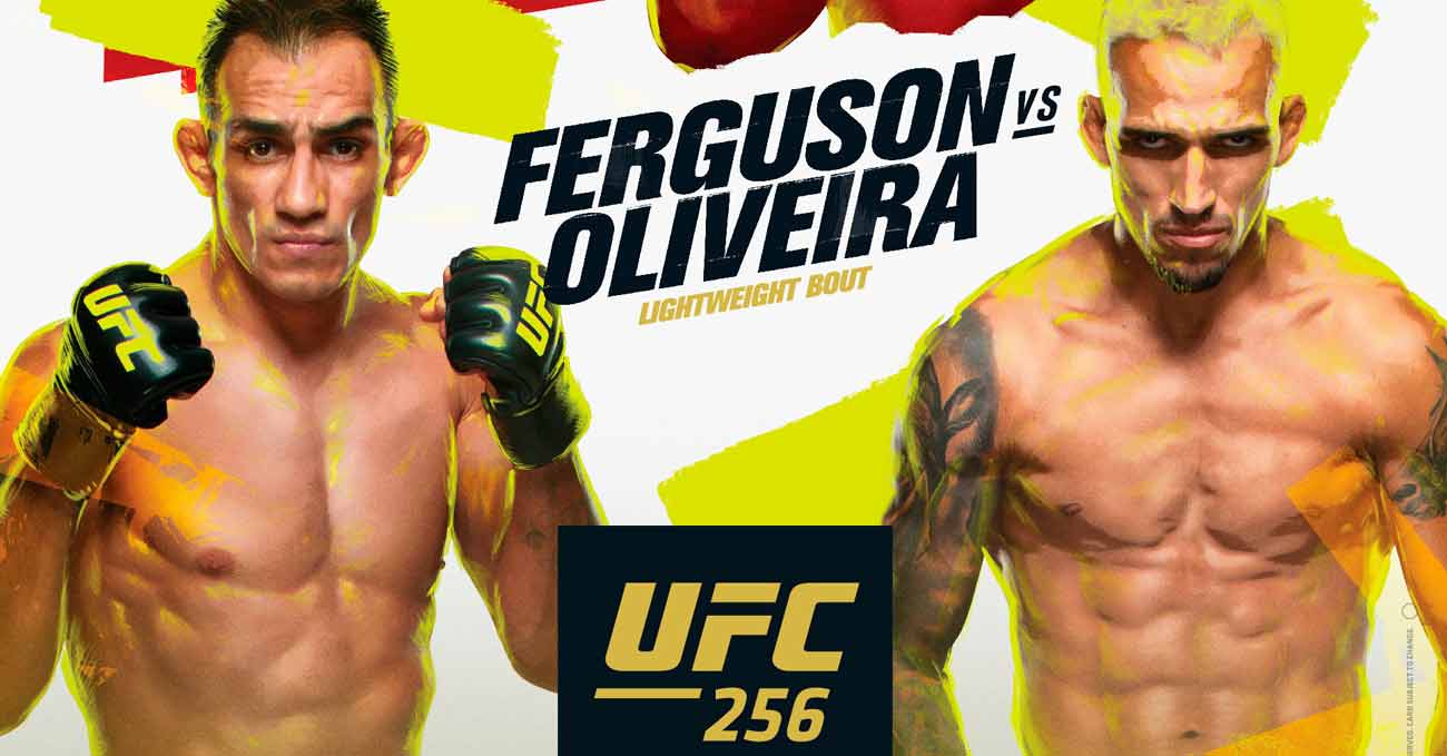 ferguson-oliveira-full-fight-video-ufc-256-poster