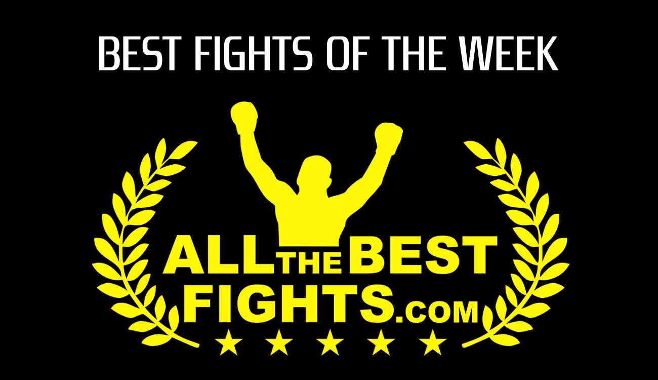 Weekly selection of the best boxing, mma, k-1 and muay thai fights