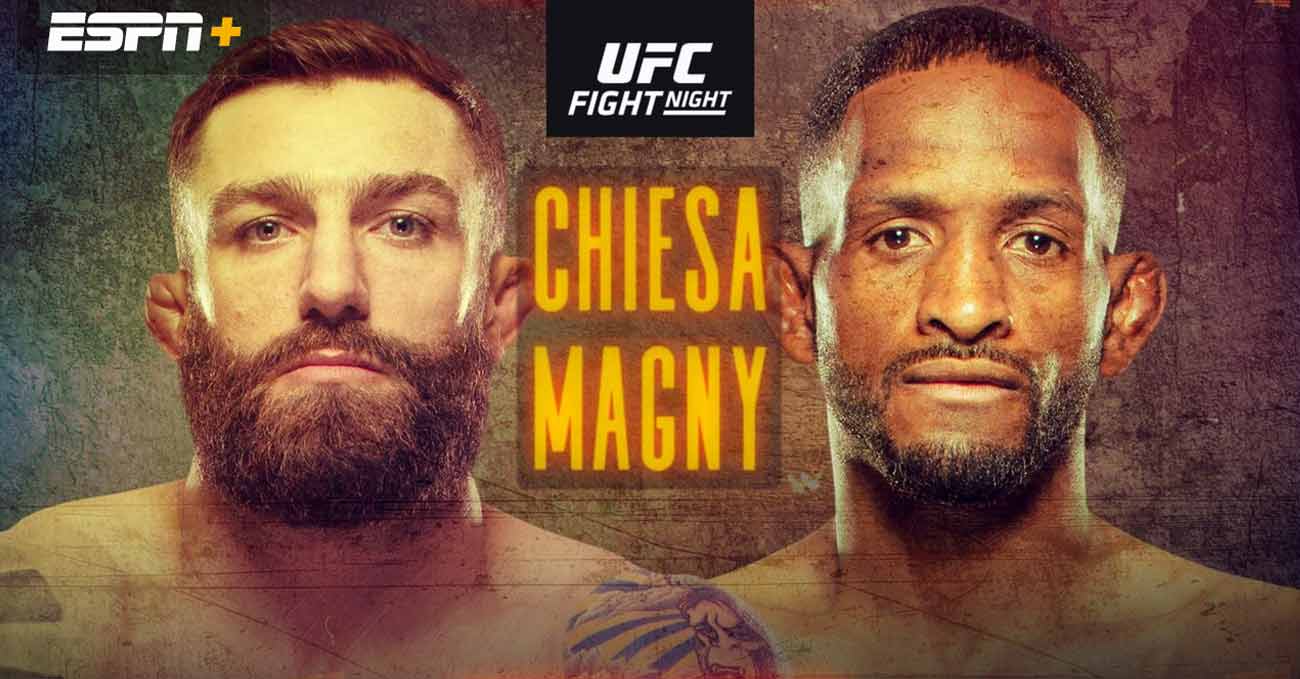 Michael Chiesa vs Neil Magny full fight video Ufc on Espn 20 poster