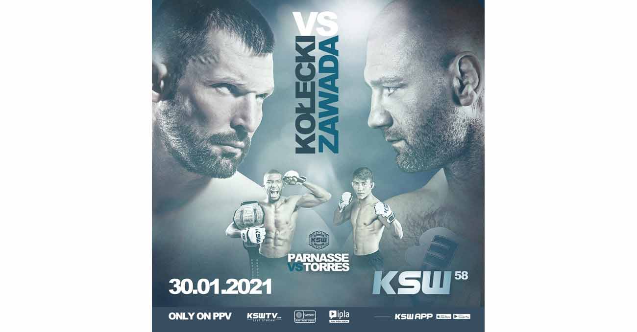 Salahdine Parnasse vs Daniel Torres full fight video KSW 58 poster