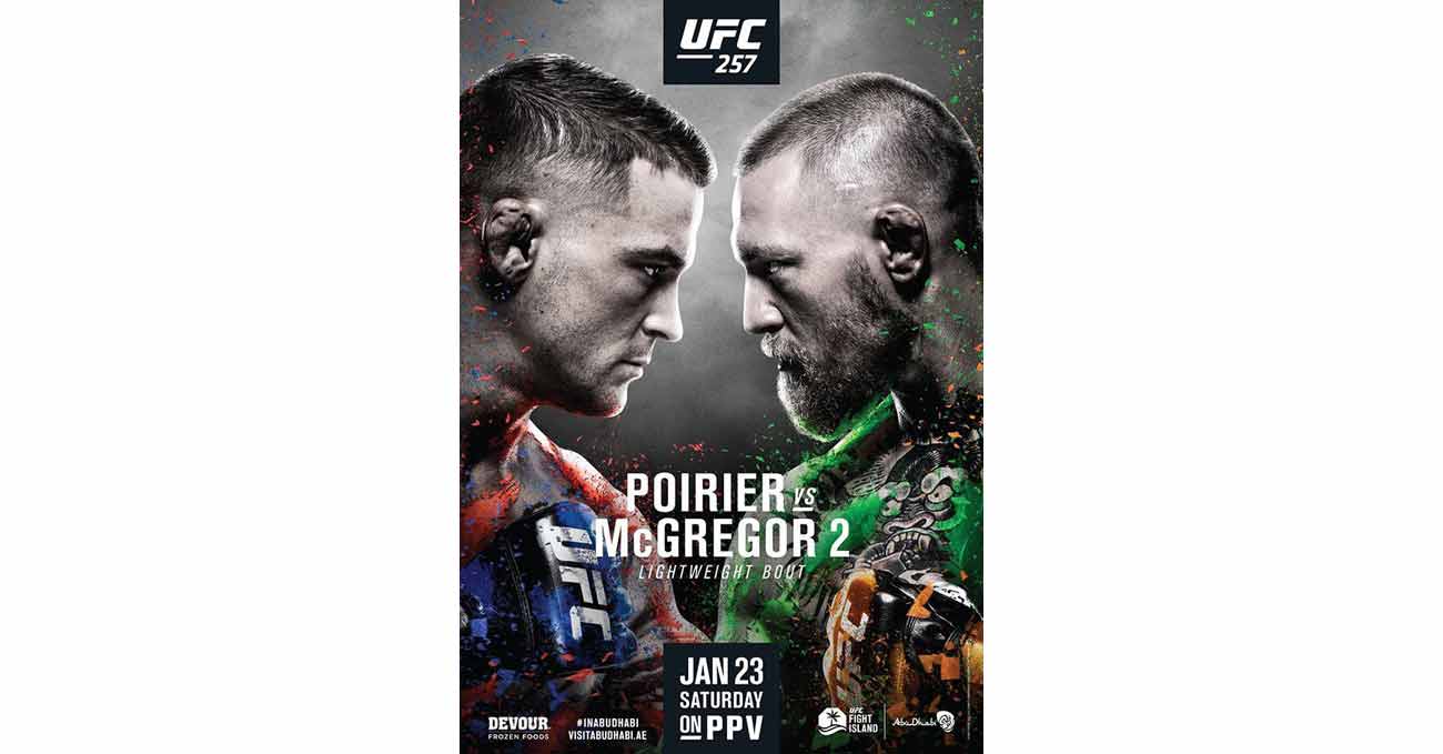 Poster of UFC 257: Poirier vs McGregor 2