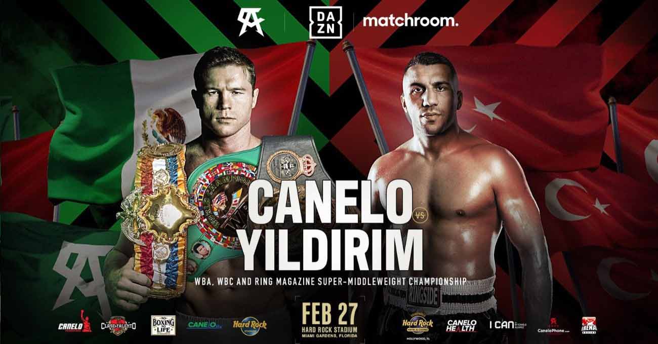 Saul Canelo Alvarez vs Avni Yildirim full fight video poster 2021-02-27