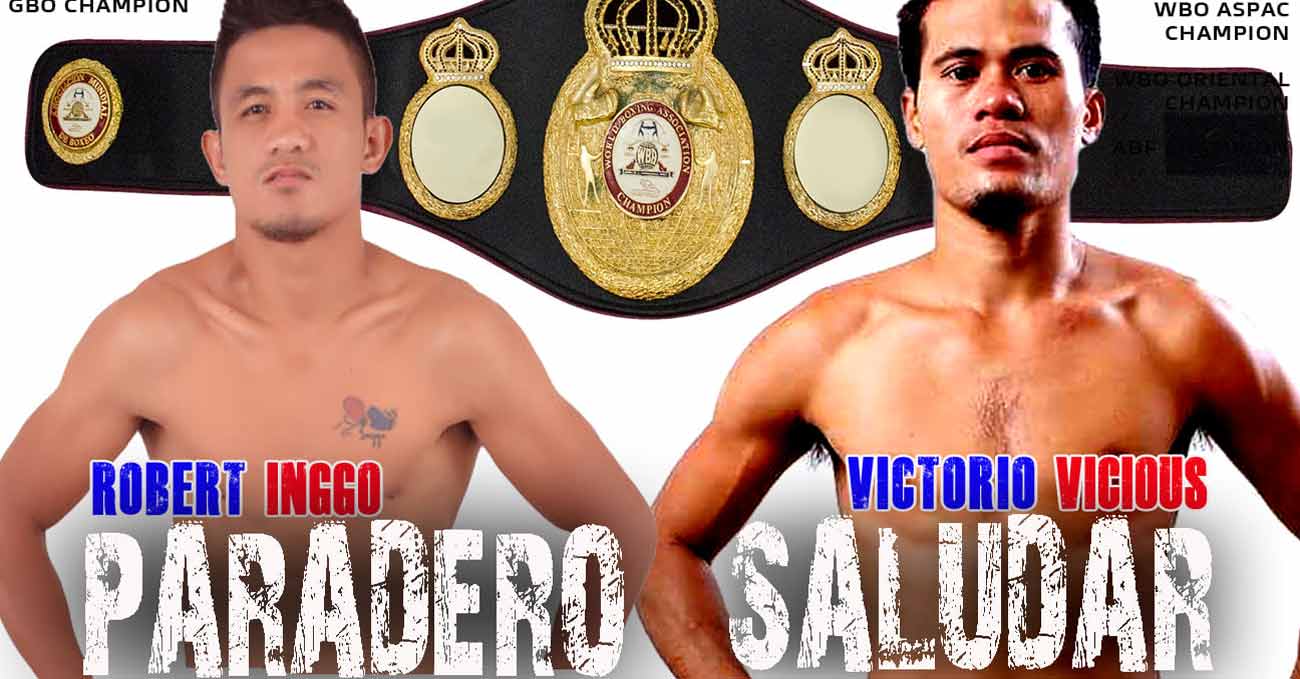 Robert Paradero vs Victorio Saludar full fight video poster 2021-02-20