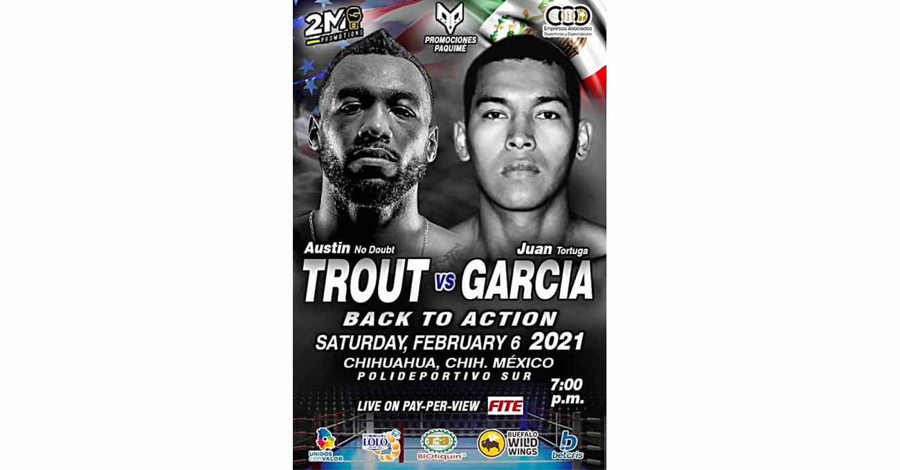 Austin Trout vs Juan Armando Garcia full fight video poster 2021-02-06