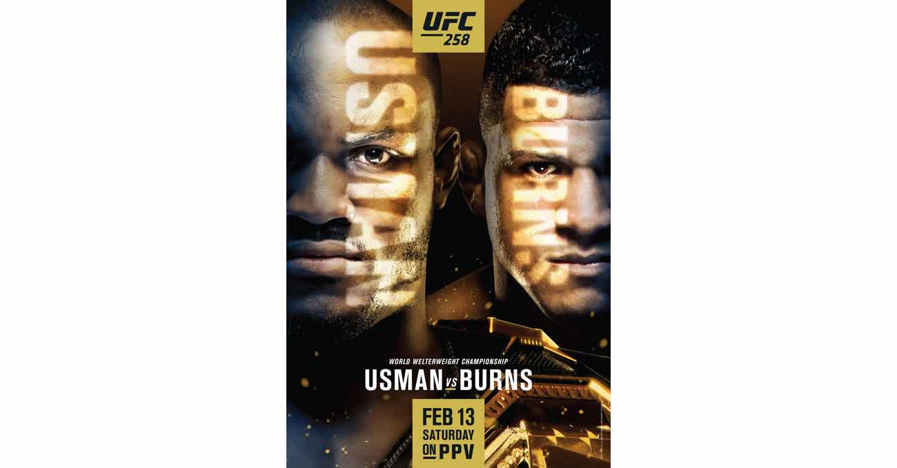 Poster of UFC 258: Usman vs Burns