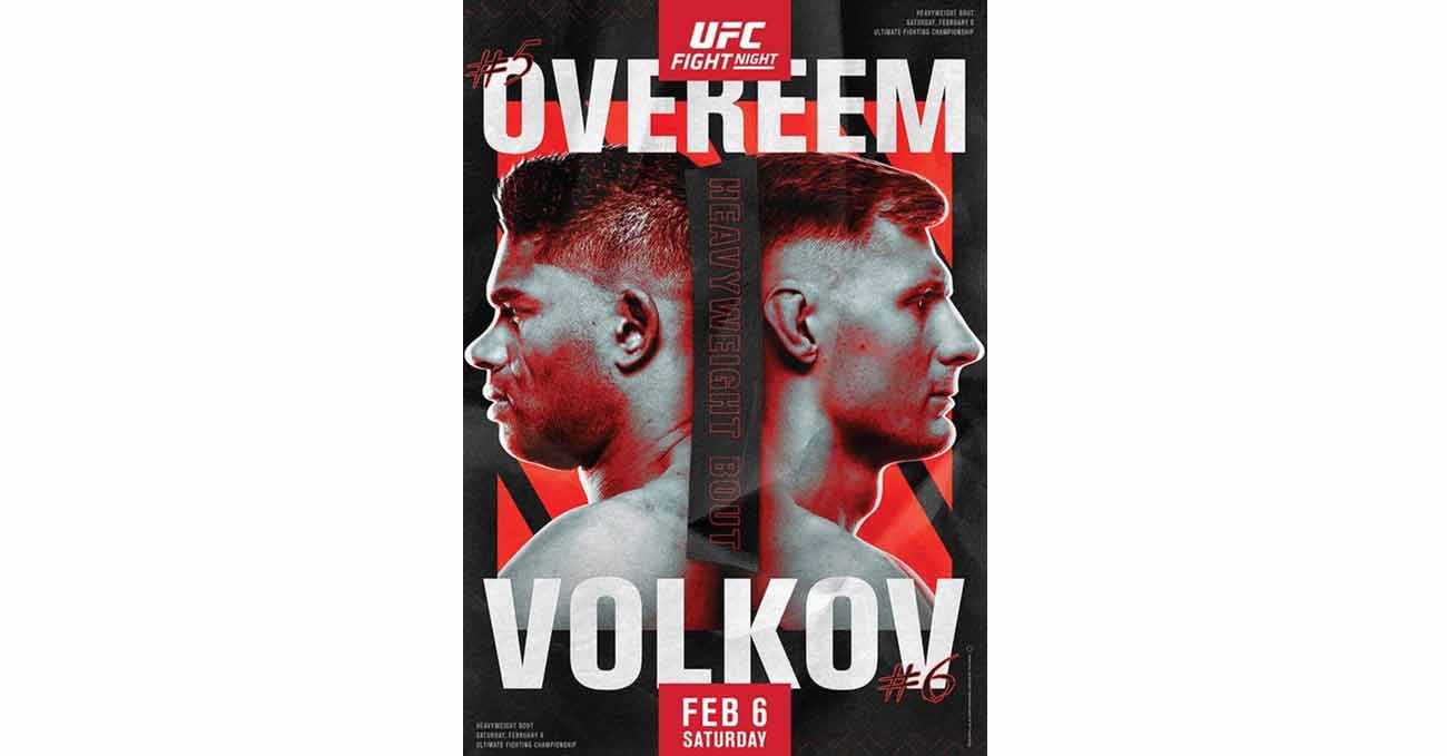 Poster of UFC Fight Night 184: Overeem vs Volkov