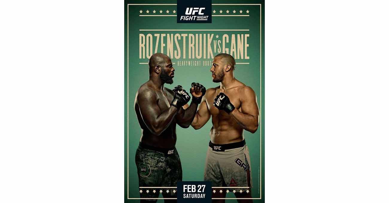 Poster of UFC Vegas 20: Rozenstruik vs Gane