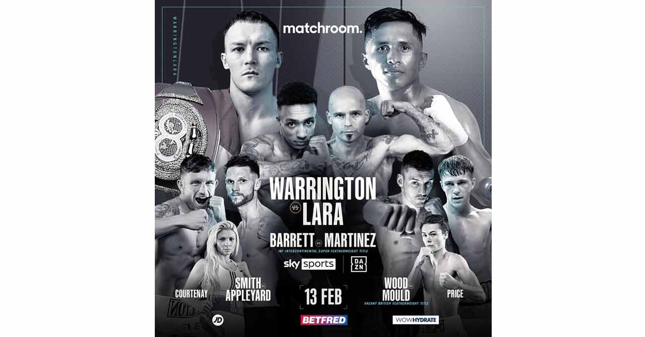 Josh Warrington vs Mauricio Lara full fight video poster 2021-02-13
