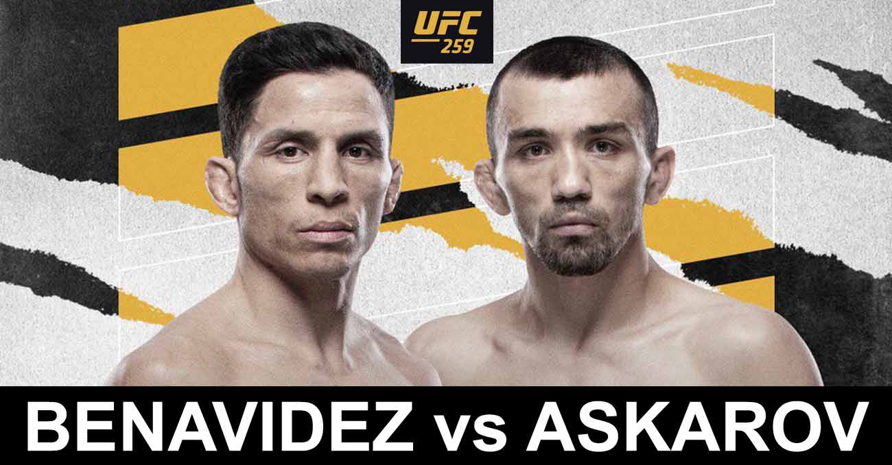 Askar Askarov vs Joseph Benavidez full fight video UFC 259 poster