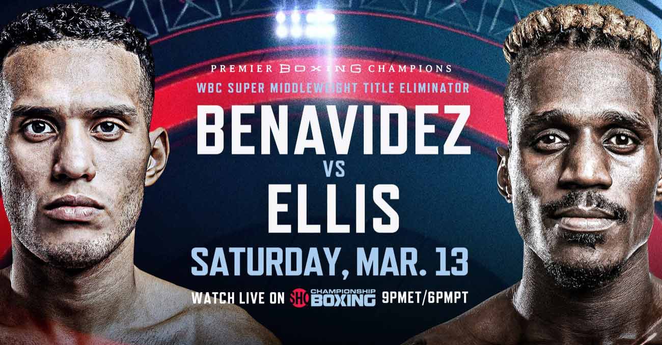 David Benavidez vs Ronald Ellis full fight video poster 2021-03-13