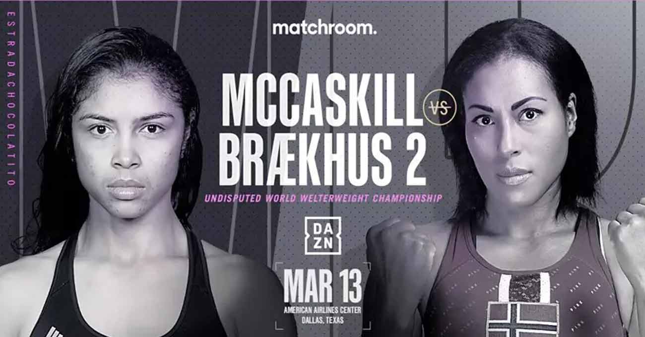 Jessica McCaskill vs Cecilia Braekhus 2 full fight video poster 2021-03-13