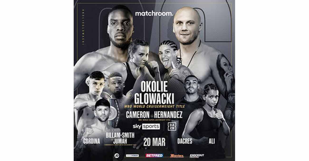 Poster of Okolie vs Glowacki 2021-03-20