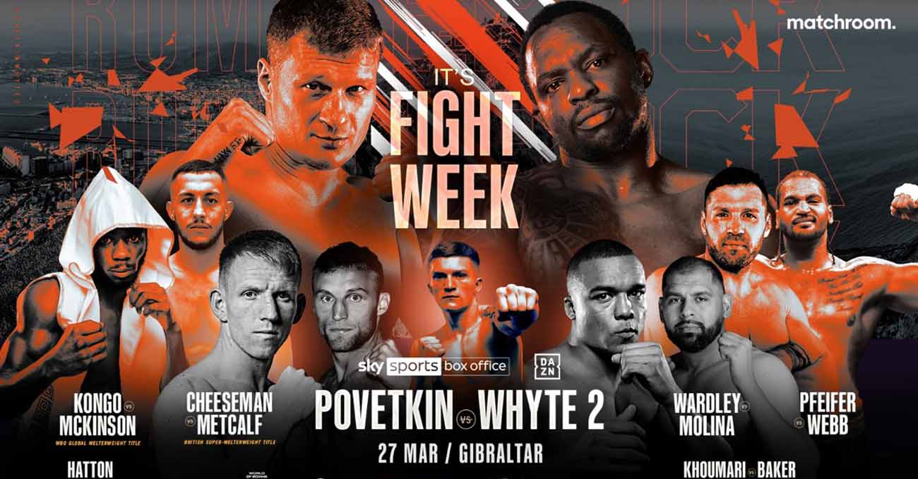 Poster of Whyte vs Povetkin 2 2021-03-27