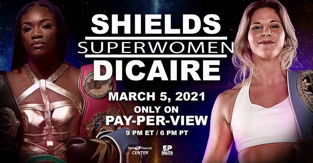 Claressa Shields vs Marie Eve Dicaire full fight video poster 2021-03-05