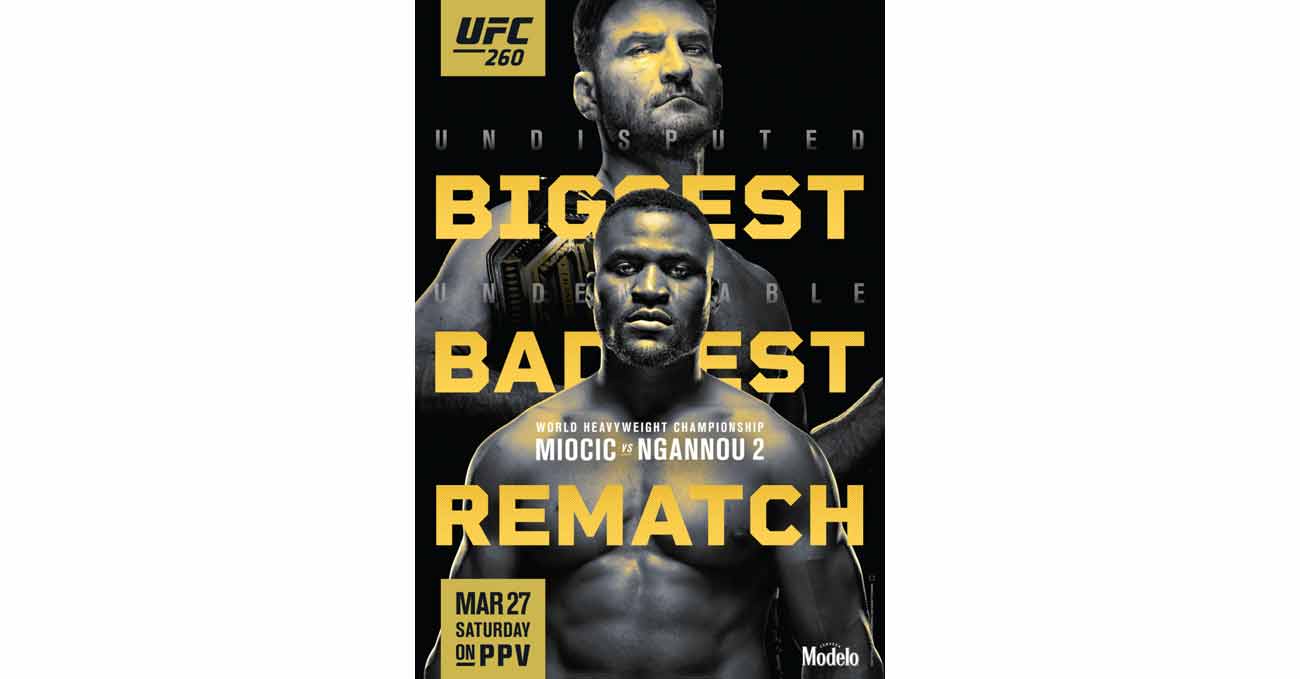 Poster of UFC 260: Miocic vs Ngannou 2