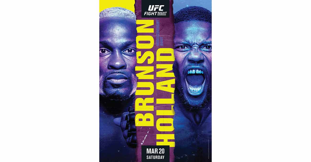 Poster of UFC Vegas 22: Brunson vs Holland