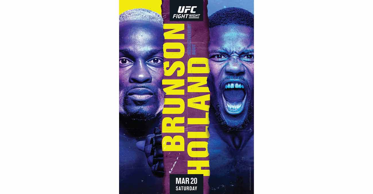 Poster of UFC Vegas 22: Brunson vs Holland