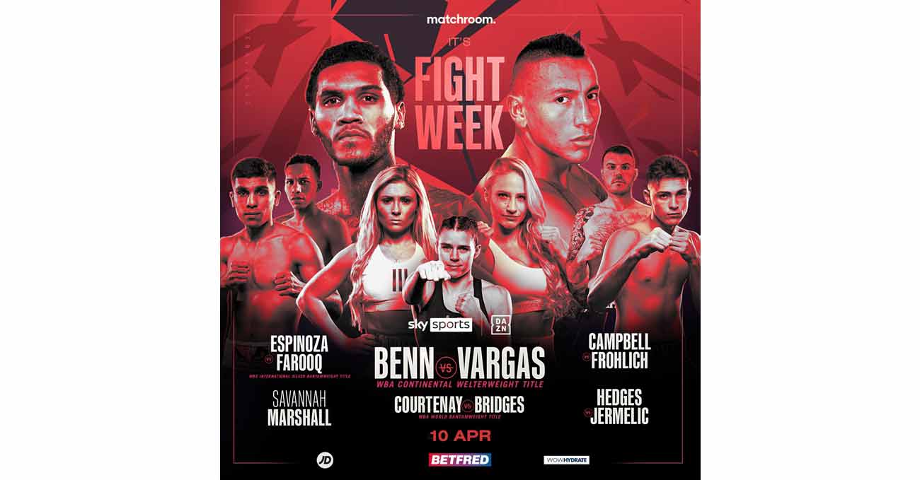 Conor Benn vs Samuel Vargas full fight video poster 2021-04-10