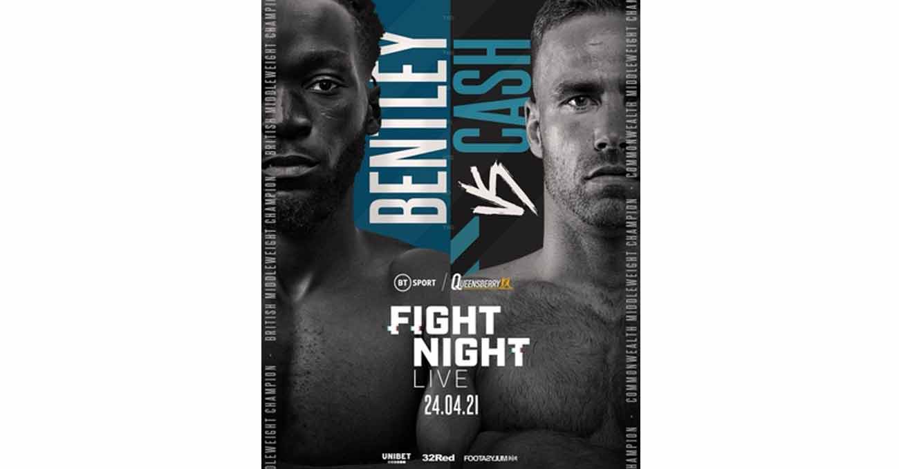 Denzel Bentley vs Felix Cash full fight video poster 2021-04-24