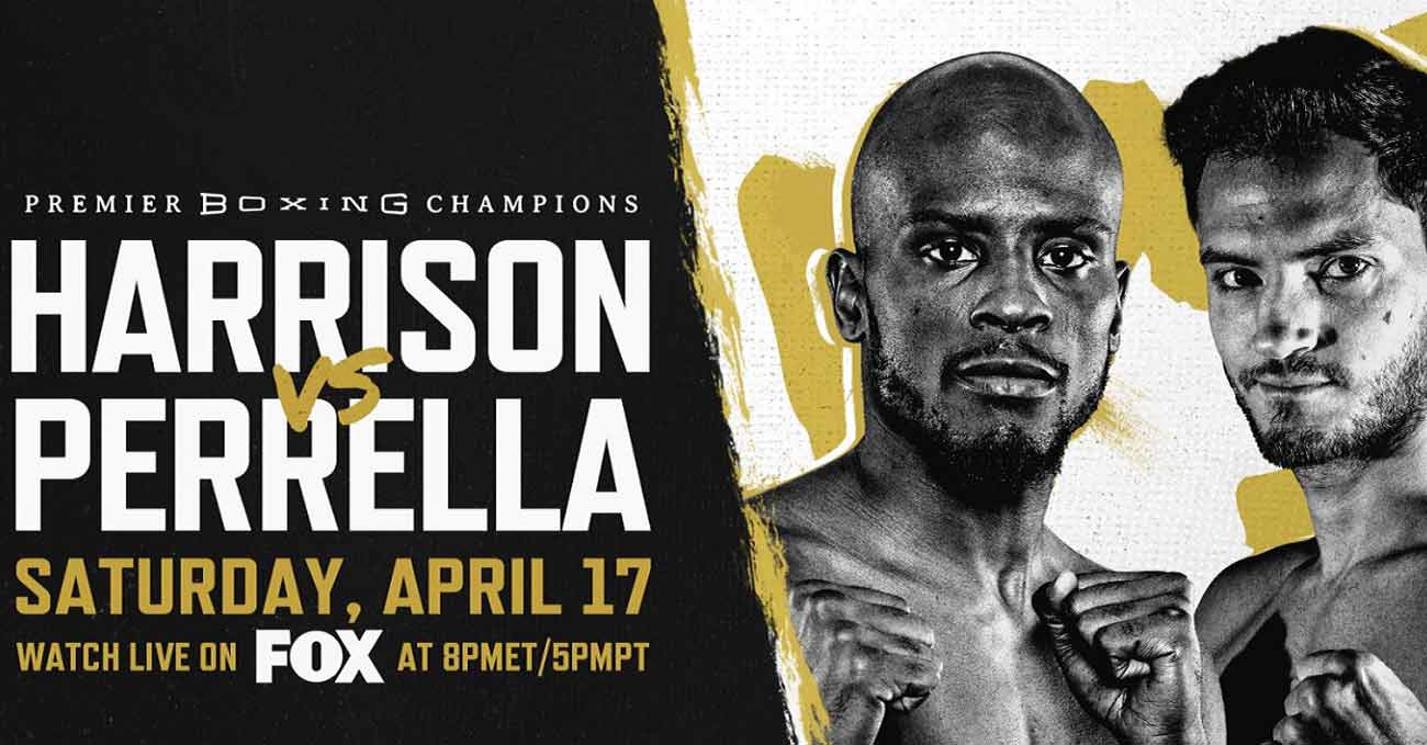 Tony Harrison vs Bryant Perrella full fight video poster 2021-04-17