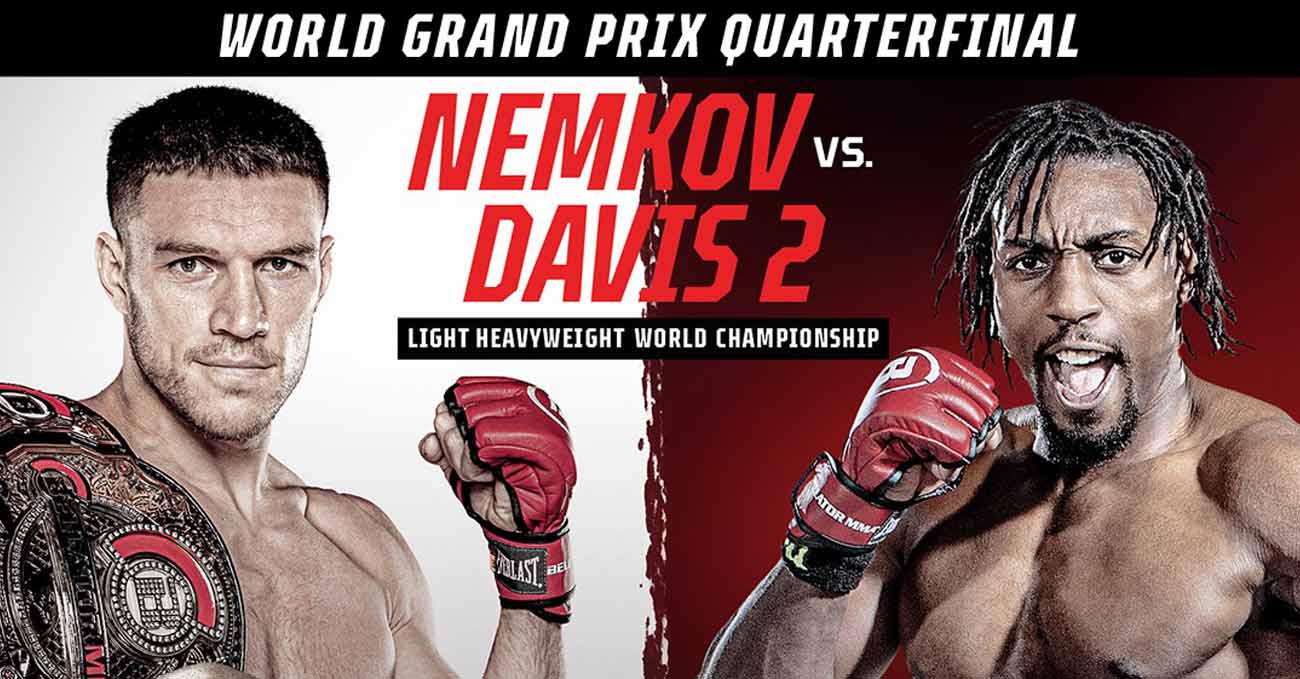 Vadim Nemkov vs Phil Davis 2 full fight video Bellator 257 poster