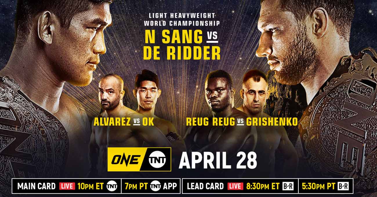 Aung La N Sang vs Reinier de Ridder 2 full fight video ONE on TNT 4 poster