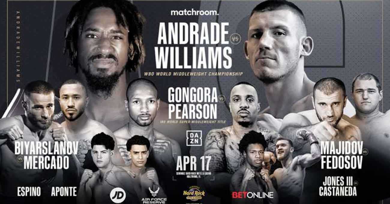 Poster of Andrade vs Williams 2021-04-17