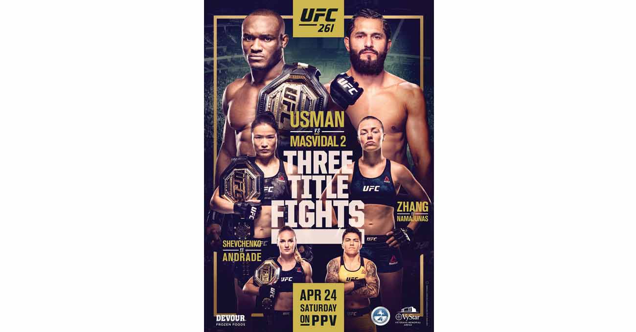 Poster of UFC 261: Usman vs Masvidal 2