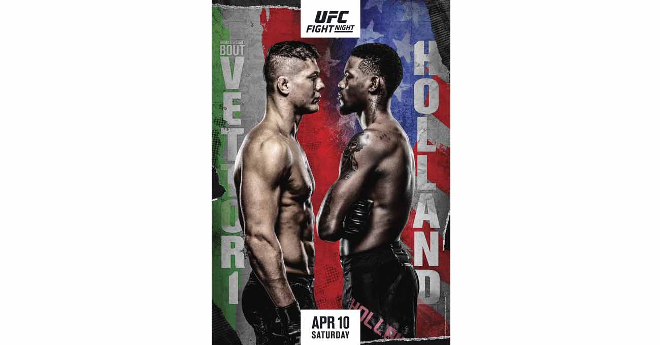 Poster of UFC Vegas 23: Vettori vs Holland