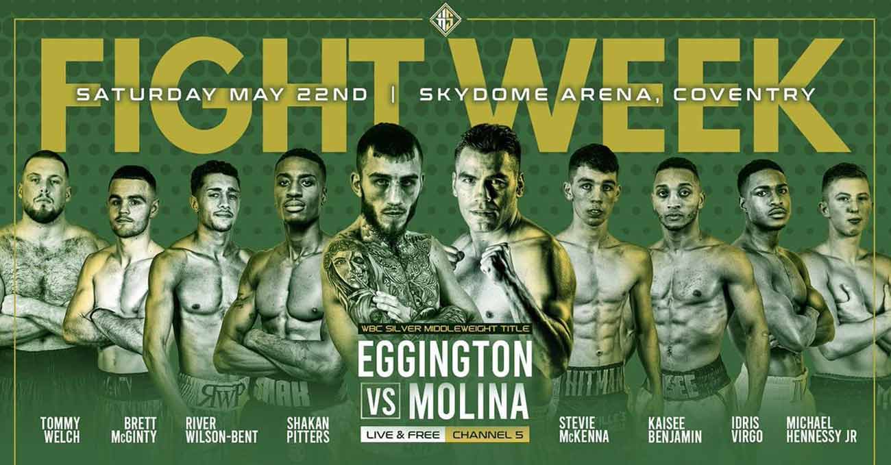 Sam Eggington vs Carlos Molina full fight video poster 2021-05-22