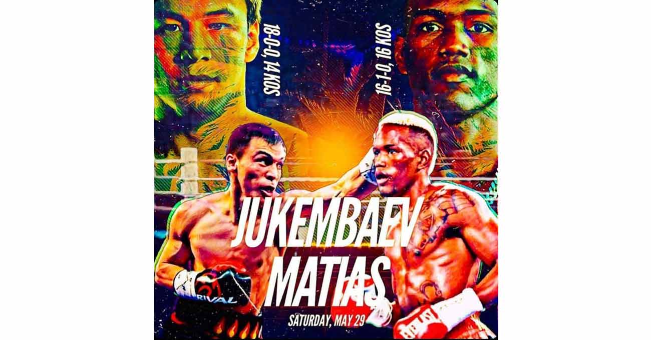 Batyrzhan Jukembayev vs Subriel Matias full fight video poster 2021-05-29