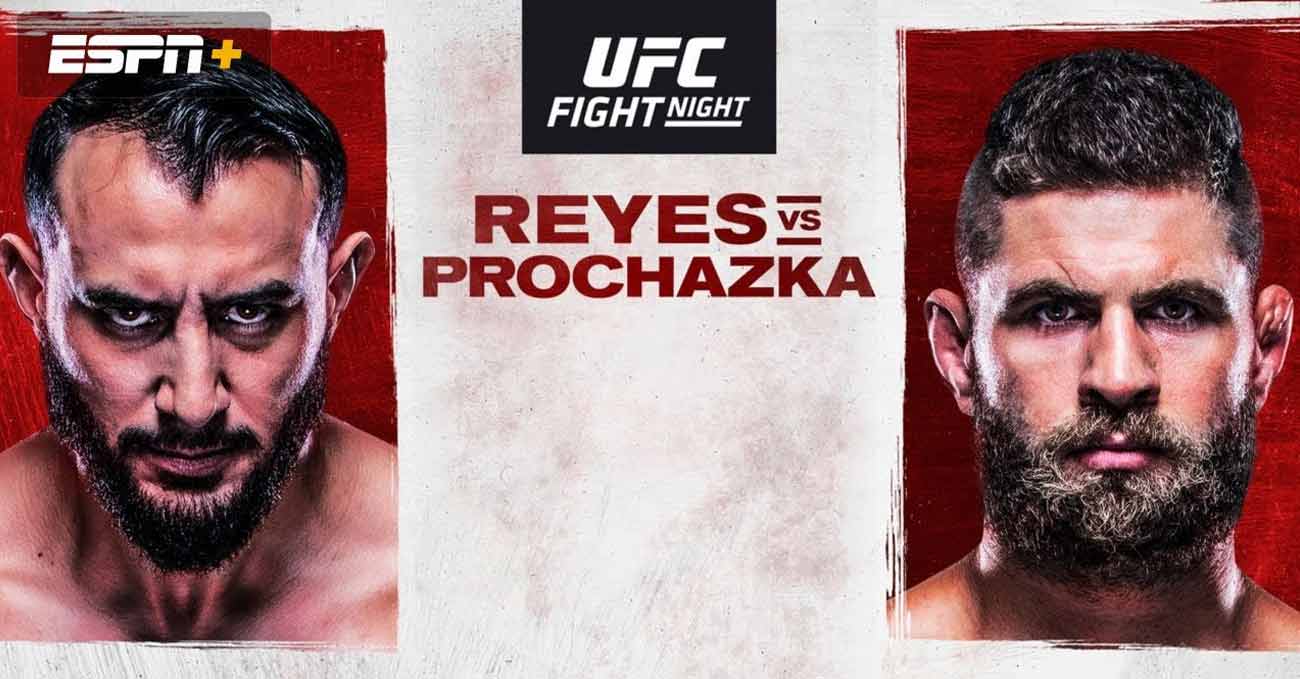 Dominick Reyes vs Jiri Prochazka full fight video UFC Vegas 25 poster