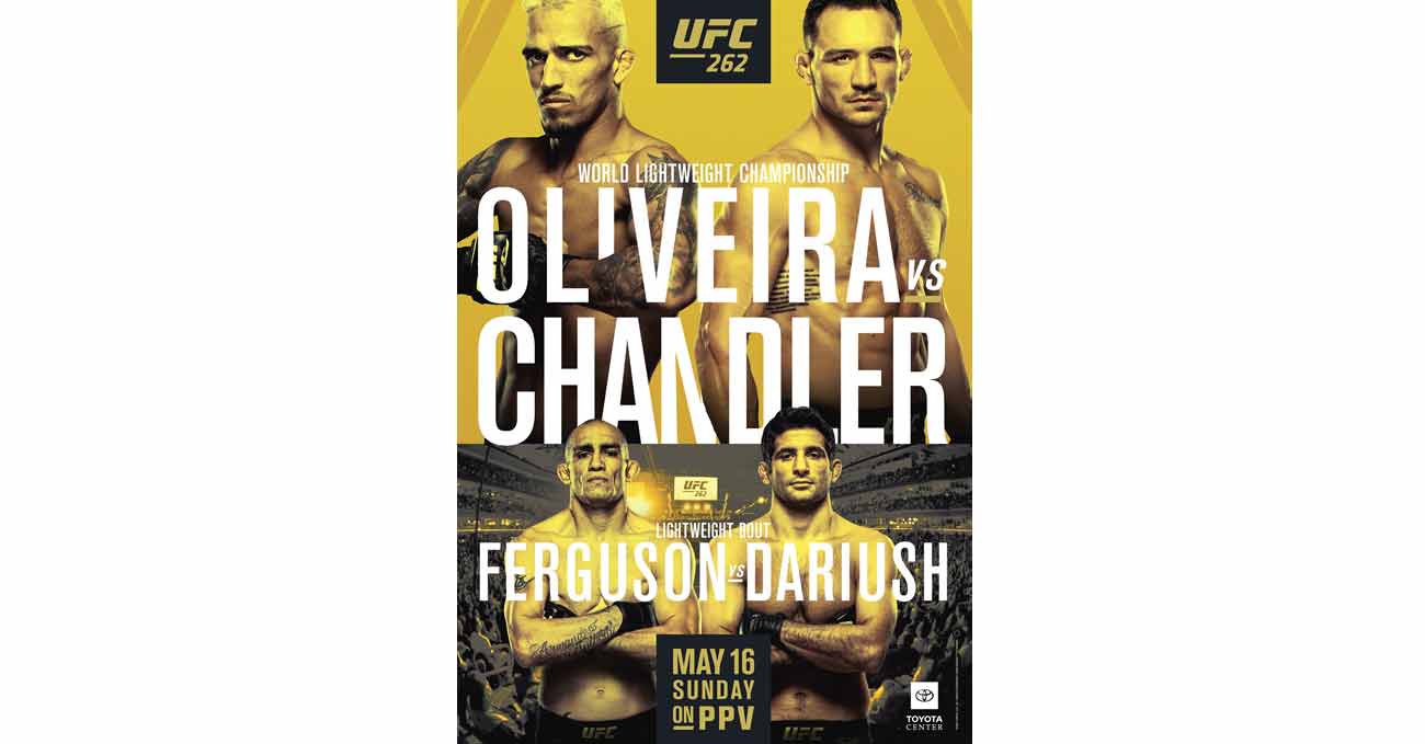 Poster of UFC 262: Oliveira vs Chandler