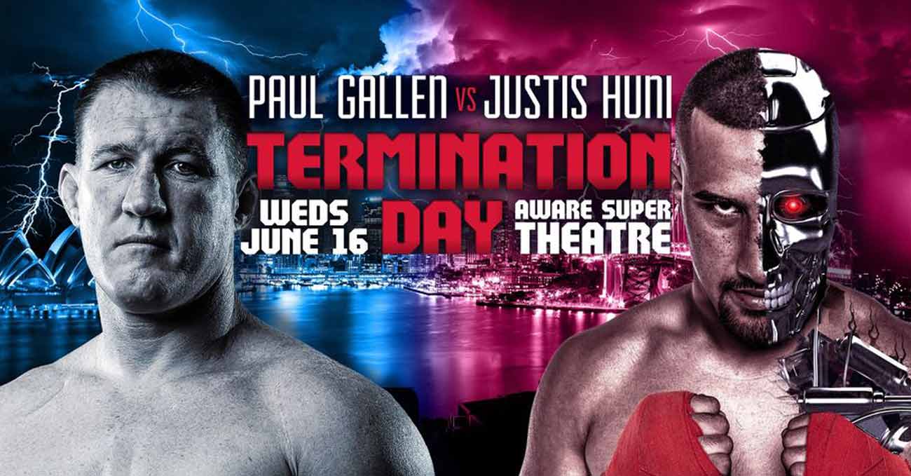 Paul Gallen vs Justis Huni full fight video poster 2021-06-16