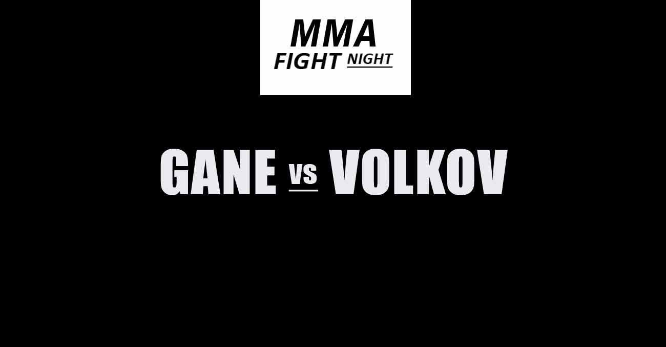 Ciryl Gane vs Alexander Volkov full fight video UFC Vegas 30 poster