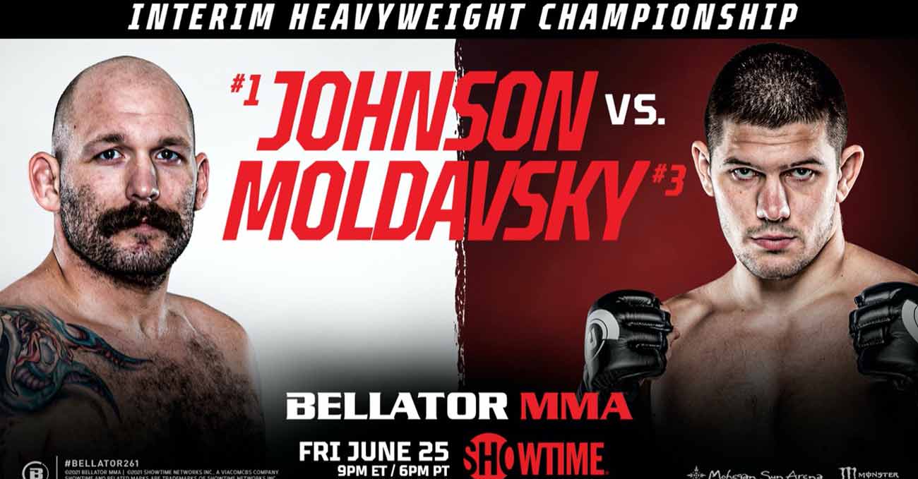Timothy Johnson vs Valentin Moldavsky full fight video Bellator 261 poster