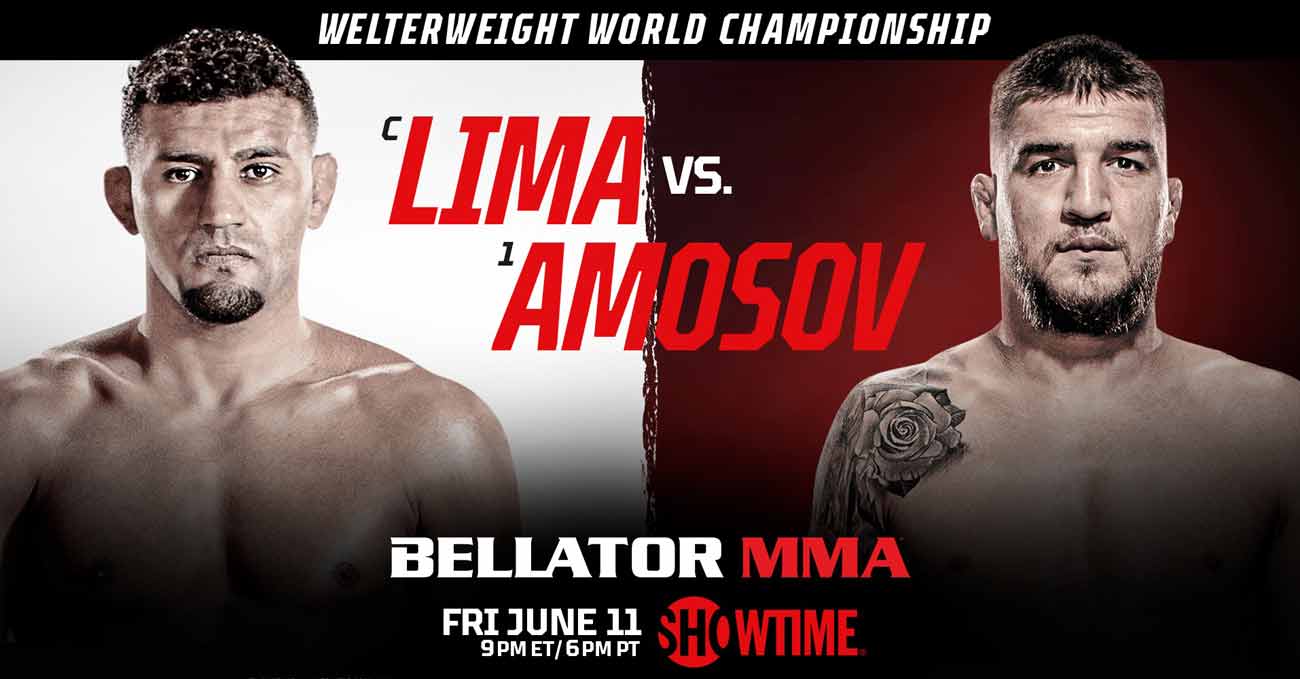 Douglas Lima vs Yaroslav Amosov full fight video Bellator 260 poster