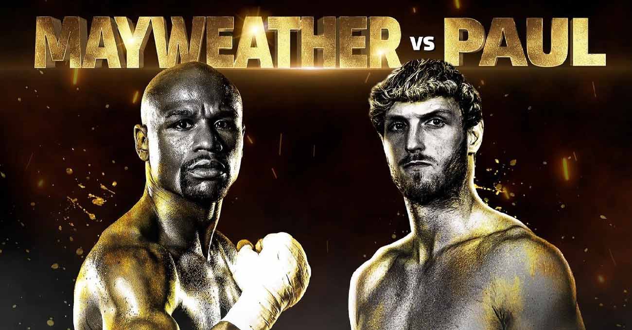 Floyd Mayweather Jr vs Logan Paul full fight video poster 2021-06-06