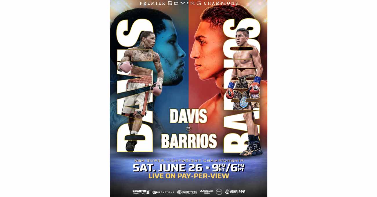 Poster of Davis vs Barrios 2021-06-26