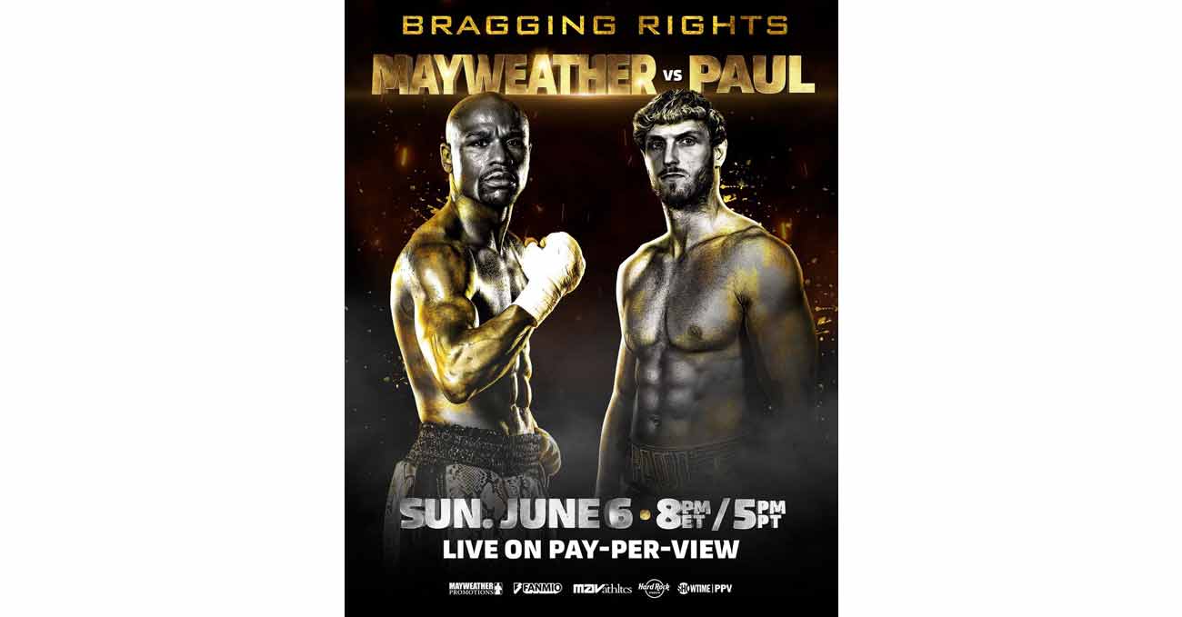 Poster of Mayweather vs Paul 2021-06-06