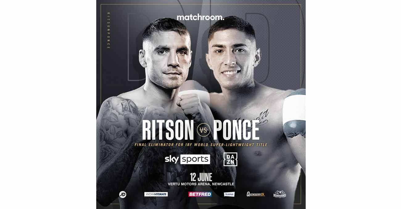 Lewis Ritson vs Jeremias Nicolas Ponce full fight video poster 2021-06-12