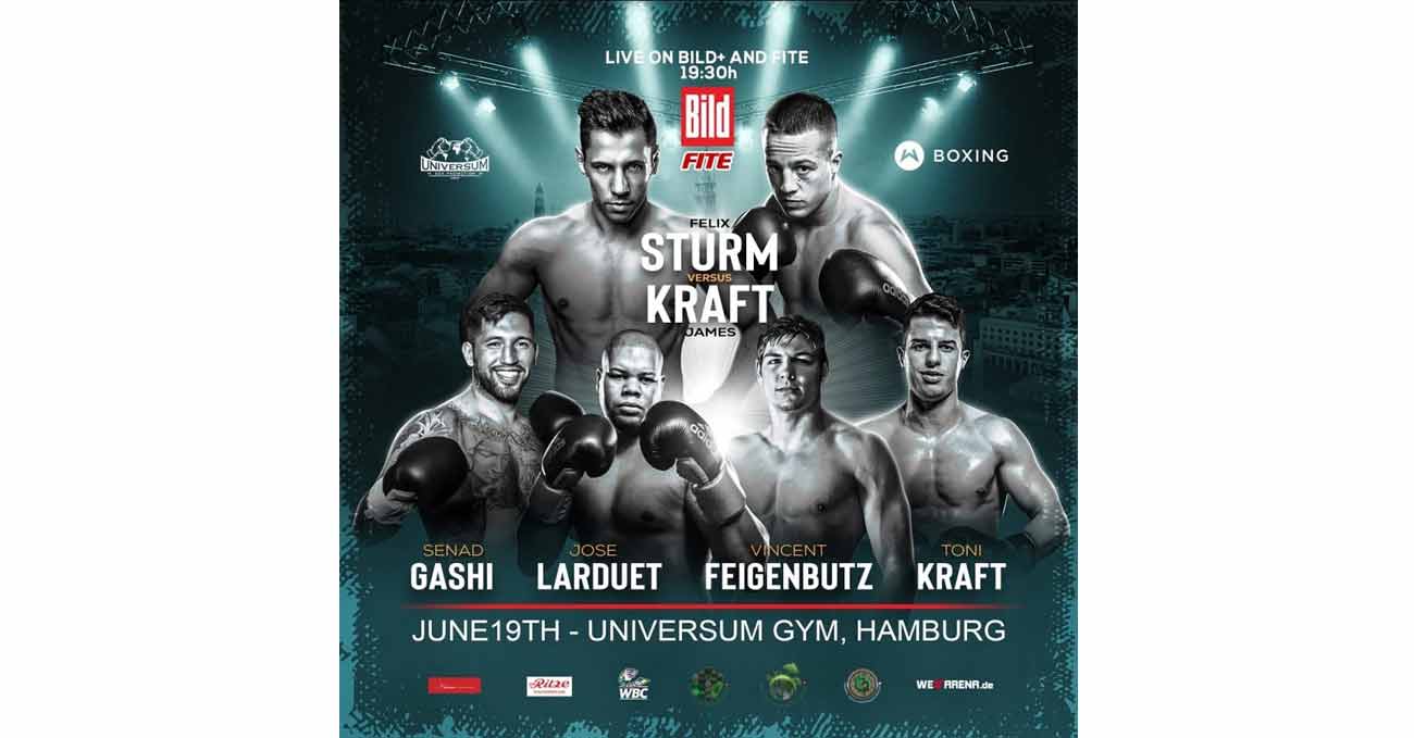 Felix Sturm vs James Kraft full fight video poster 2021-06-19