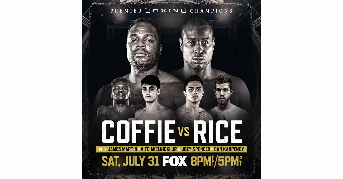 Michael Polite Coffie vs Jonathan Rice full fight video poster 2021-07-31