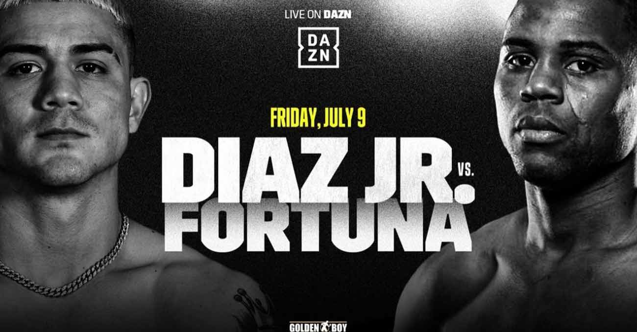 Joseph Diaz vs Javier Fortuna full fight video poster 2021-07-09