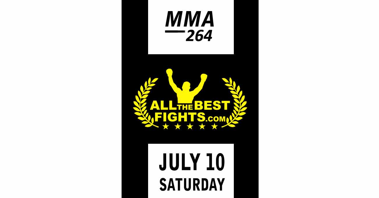 poster designed by AllTheBestFights.com for ufc 264 2021-07-10