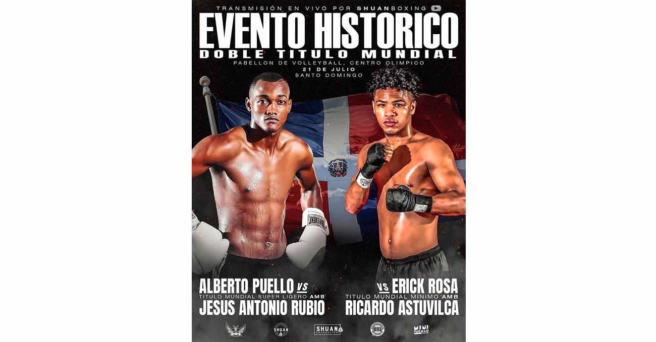 Alberto Puello vs Jesus Antonio Rubio full fight video poster 2021-07-21